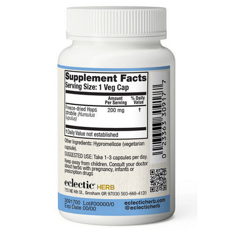 Eclectic Herb, Hops, 90 Caps