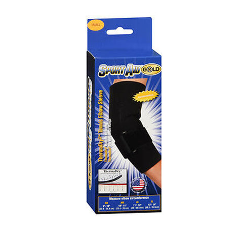 Sport Aid, Elbow Tennis Sleeve Therma-Dry S-A Gold Small, 1 Each Sport Aid