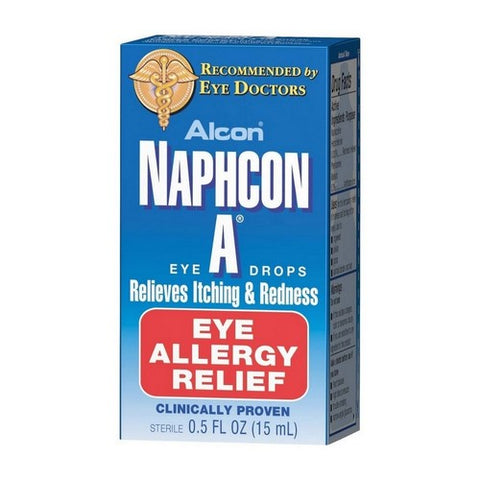 Alcon, Naphcon A Eye Allergy Relief Drops, 15 ml