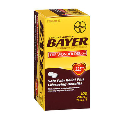 Bayer, Aspirin, 325 mg, 100 tabs