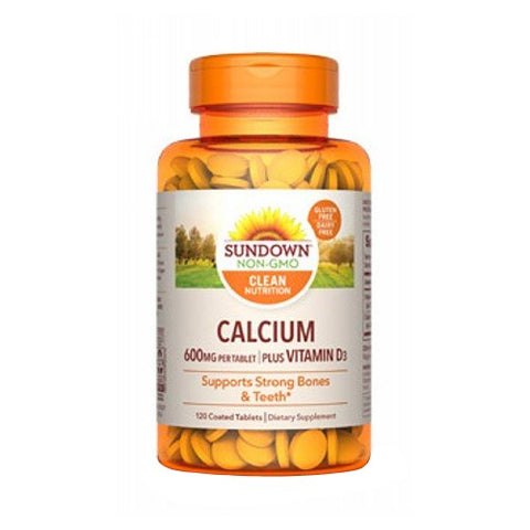 Sundown Naturals, Calcium Plus Vitamin D3, 1200 mg, 120 tabs