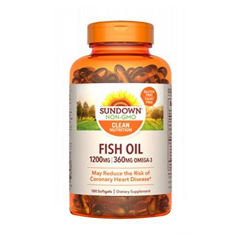 Sundown Naturals Extra Strength Fish Oil 100 Softgels by Sundown Naturals