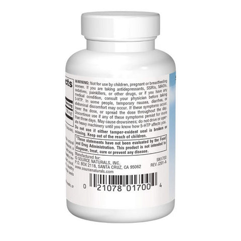 Source Naturals, 5-HTP, 50 mg, 30 caps