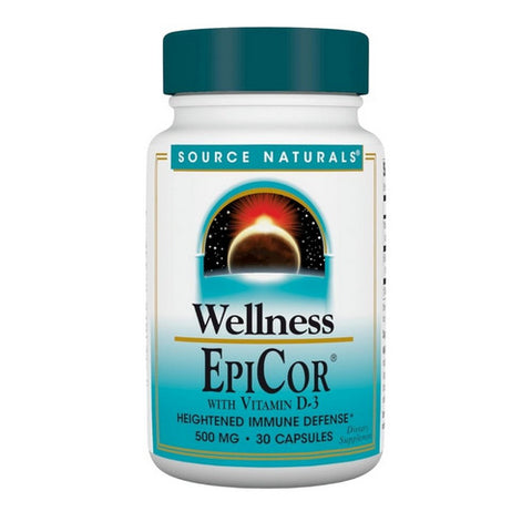 Source Naturals, Epicor with Vitamin D-3, 500 mg, 30 caps