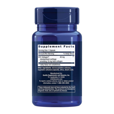 Life Extension, NT2 Collagen, 40 mg, 60 Small Caps