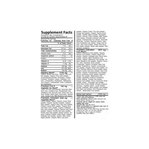 Greens World Inc, Delicious Greens 8000 Mocha CafÃ©, Mocha Cafe Flavor 10.6 oz Greens World Inc