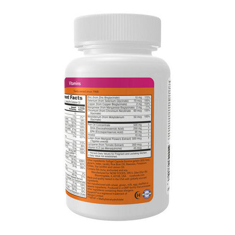 Now Foods, Prenatal Gels + DHA, 90 sgels Now Foods
