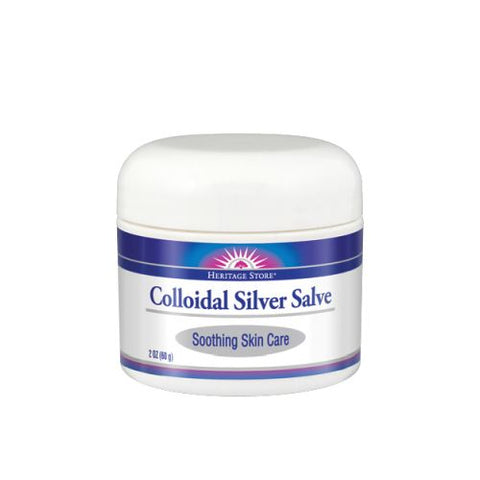 Heritage Store, Colloidal Silver Salve, 2 oz
