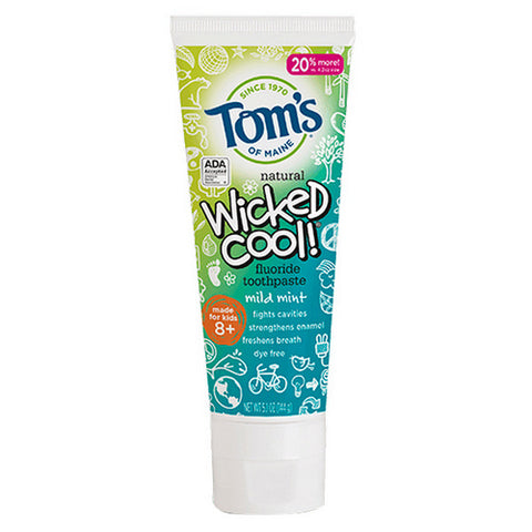 Tom's Of Maine, Children's Anticavity Wicked Cool Toothpaste, 5.1 oz