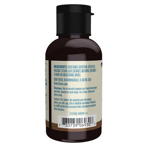 Now Foods, Betterstevia Liquid Coconut, 2 Oz
