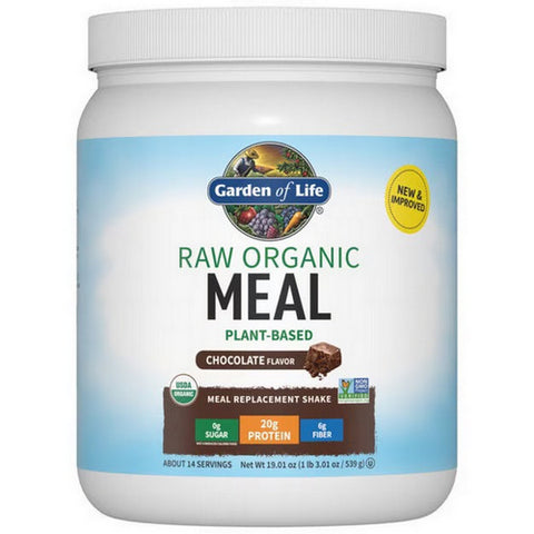 Garden of Life, Gol Raw Organic Meal - Real Raw Chocolate Cacao (Mini), 19.01 Oz