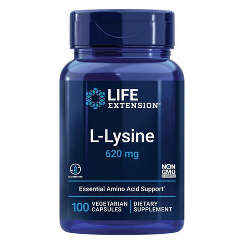 Life Extension, L-Lysine, 620 mg, 100 Vcaps