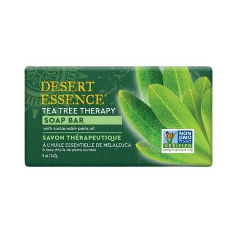 Desert Essence, Tea Tree Therapy Cleansing Bar Soap, 5 oz