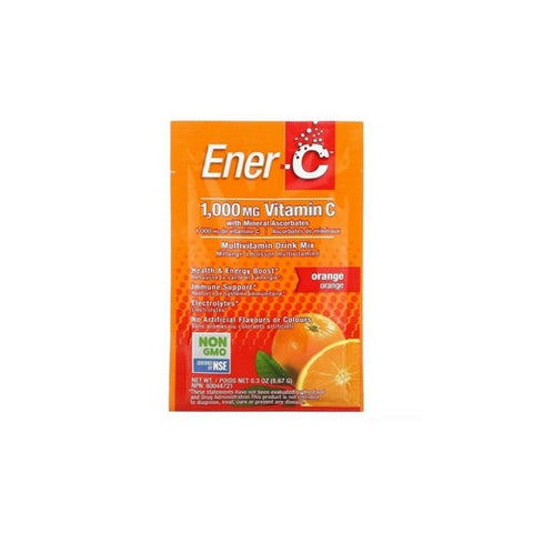 Ener-C, Ener-C Vitamin C Multivitamin Drink Mix, 1000 mg, Orange, 30 Packets