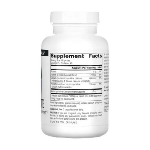 Source Naturals, Calcium Hydroxyapatite, 120 caps