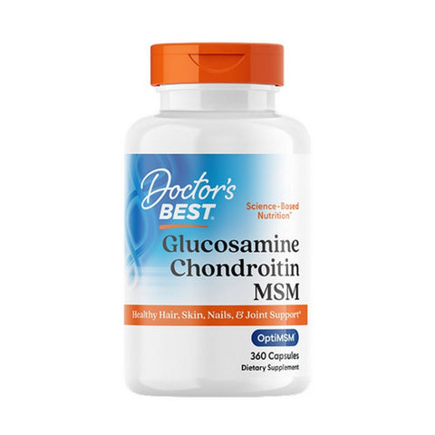 Doctors Best, Glucosamine Chondroitin MSM, 360 Veggie Caps