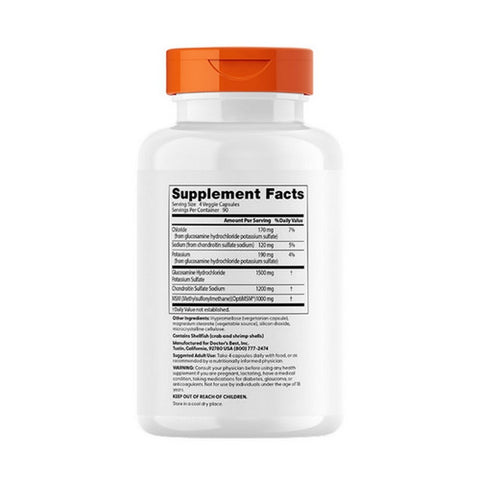 Doctors Best, Glucosamine Chondroitin MSM, 360 Veggie Caps