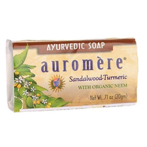 Auromere, Ayurvedic Bar Soap, Sandalwood Tumeric 0.71 Oz