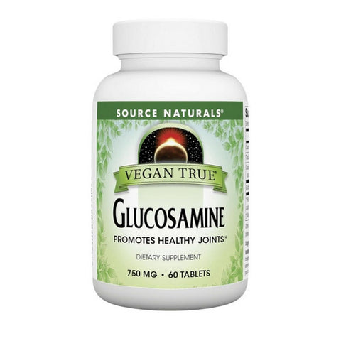 Source Naturals, Vegan True Glucosamine, 750 mg, 60 Tabs