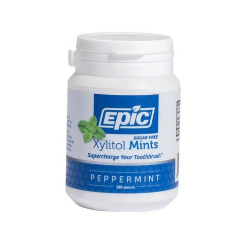 Epic Dental, Xylitol Mints Sugar-Free Cinnamon, 180 Count