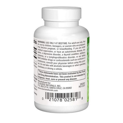 Source Naturals, Vegan True Melatonin, 3 mg, 60 Veg Caps Source Naturals