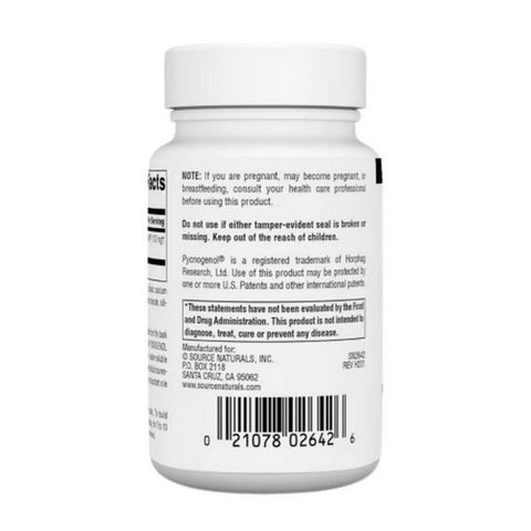 Source Naturals, Pycnogenol, 100 MG, 120 Tabs