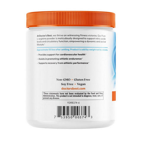 Doctors Best, L-Arginine Powder, 300 Grams