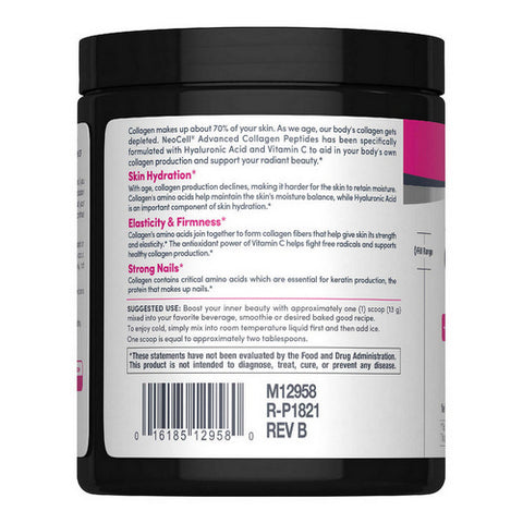 Neocell Laboratories, Advanced Collagen Peptides Grass Fed Plus, 6.46 Oz