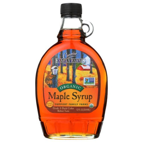 Coombs Family Farms, Organic Maple Syrup Grade A, 12 Oz(Case Of 12)