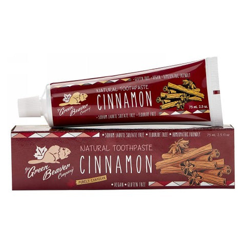 Natural Toothpaste Cinnamon 2.5 fl oz by Green Beaver