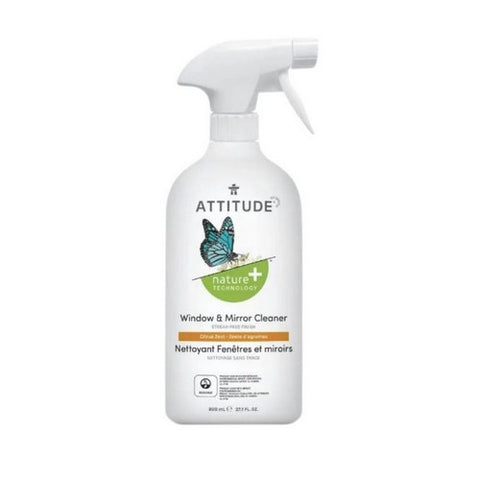 Attitude, Window & Mirror Cleaner, Citrus Zest 27.1 fl oz