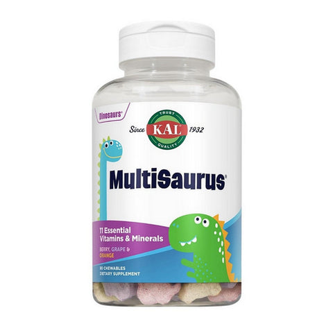 Kal, MultiSaurus, Berry, Grape & Orange 90 Chews