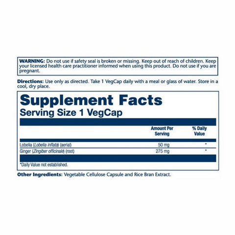 Solaray, True Herbs Lobelia, 50 mg, 100 Caps