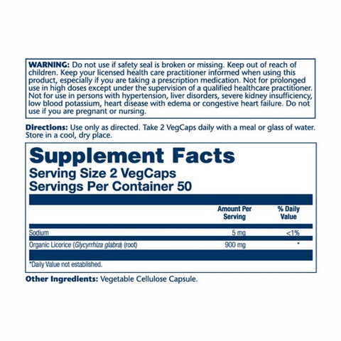 Solaray, Licorice, 100 Caps