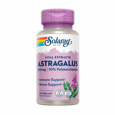Solaray, Astragalus Root Extract, 200 mg, 30 Caps
