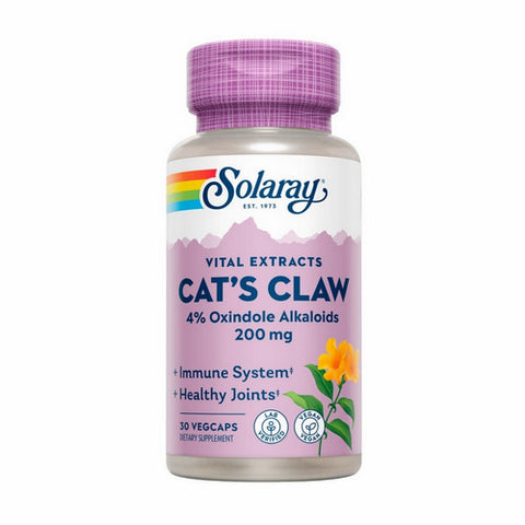 Solaray, Cat's Claw Bark Extract, 200 mg, 30 Caps