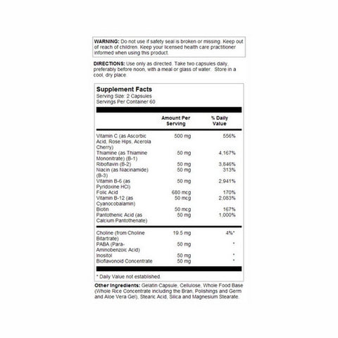 Solaray, B-Stress AM, 120 Caps