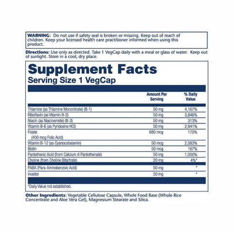 Solaray, B-Complex 50, 100 Caps