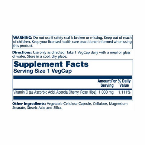Solaray, Vitamin C, 1,000 mg, 250 Caps