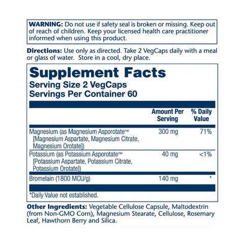 Solaray, Magnesium & Potassium Asporotates, 120 Caps