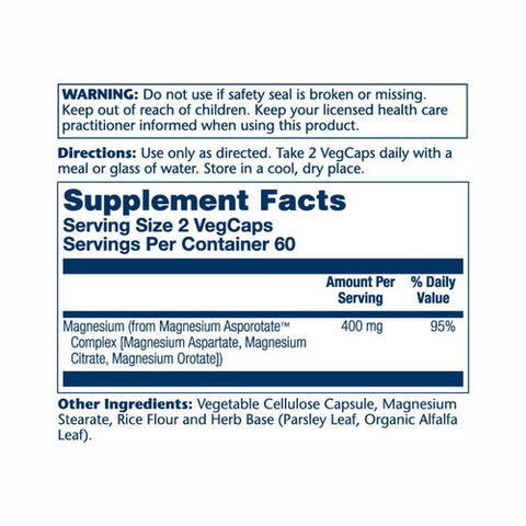 Solaray, Magnesium Asporotate, 120 Caps