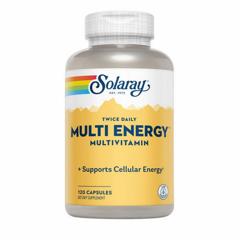 Solaray, Twice Daily Multi Energy Iron-Free, 120 Caps