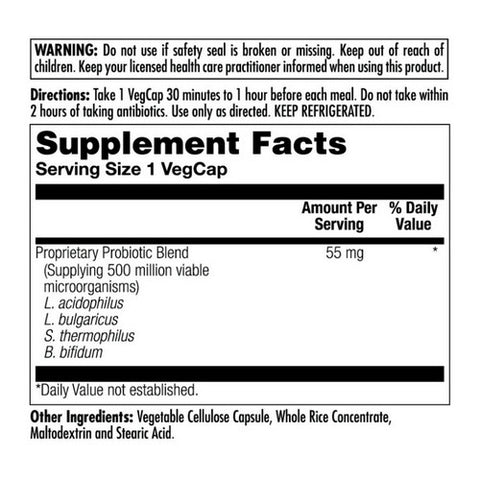 Kal, Acidophilus Probiotic-4, 100 Caps