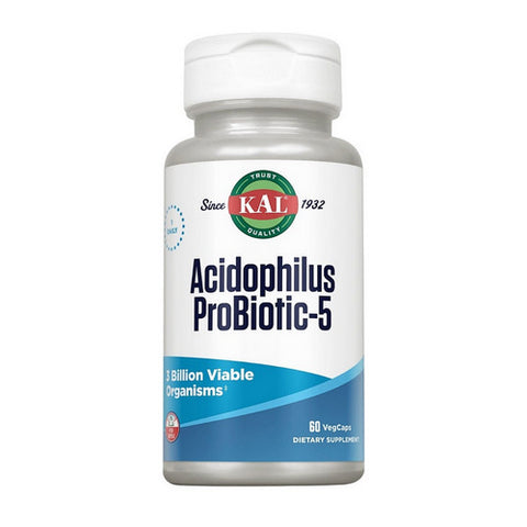 Kal, Acidophilus Probiotic-5, 60 Caps