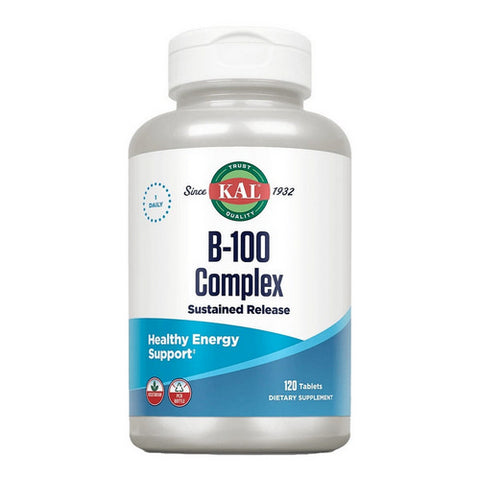 Kal, B-100 Complex Sustained Release, 120 Tabs