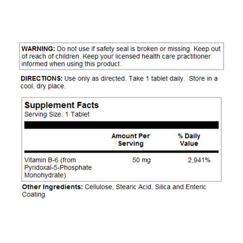 Kal, P-5-P, 50 mg, 50 Tabs