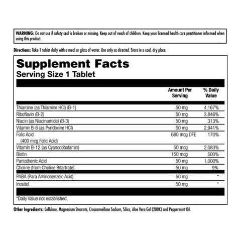 Kal, B-50 Complex, 50 Tabs