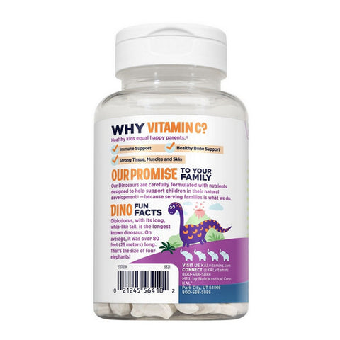 Kal, Vitamin C-Rex, Orange 100 Chews