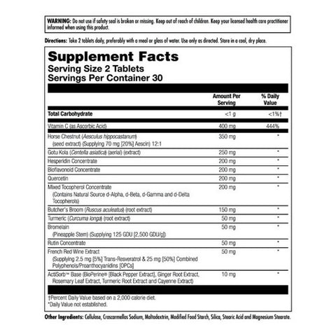 Kal, Vein Defense, 60 Tabs