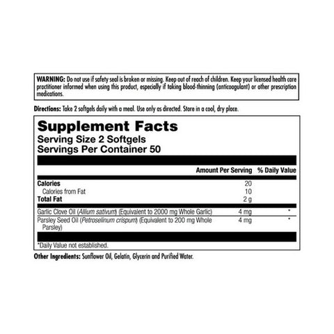 Kal, Garlic Oil 1500, 250 Softgels